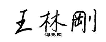 王正良王林剛行書個性簽名怎么寫