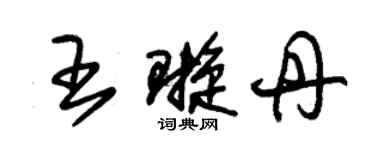 朱錫榮王璇丹草書個性簽名怎么寫