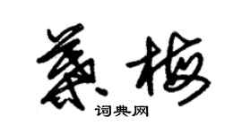 朱錫榮葉梅草書個性簽名怎么寫