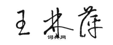 駱恆光王林萍草書個性簽名怎么寫