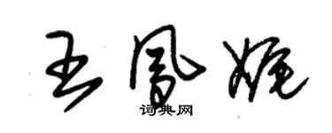 朱錫榮王鳳娓草書個性簽名怎么寫