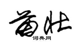 朱錫榮苗壯草書個性簽名怎么寫