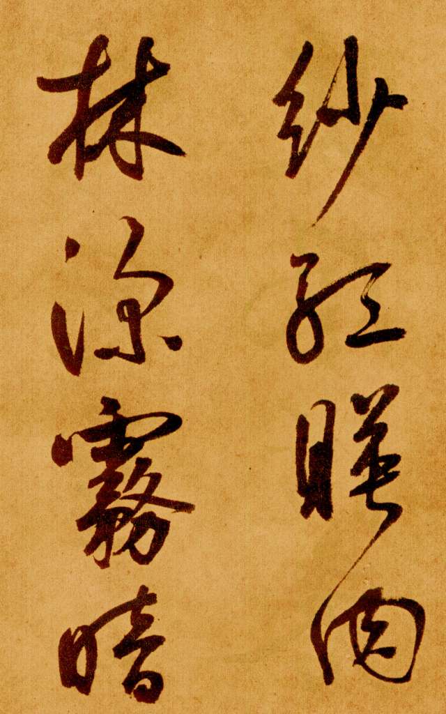 鮮于樞行草《書蘇軾海棠詩卷》