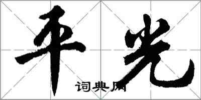 胡問遂平光行書怎么寫