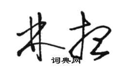 駱恆光林想草書個性簽名怎么寫