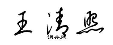 梁錦英王清照草書個性簽名怎么寫