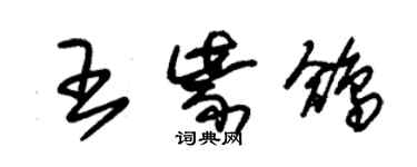 朱錫榮王紫鴿草書個性簽名怎么寫