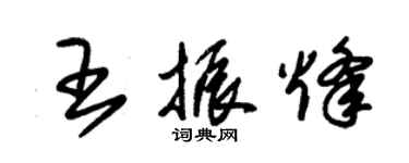 朱錫榮王振烽草書個性簽名怎么寫