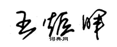 朱錫榮王炬暉草書個性簽名怎么寫