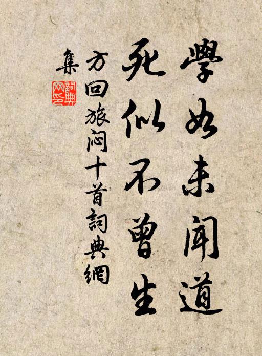 吾衰矣,休將舊手,遮日上長安 詩詞名句