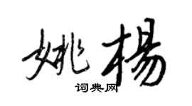王正良姚楊行書個性簽名怎么寫
