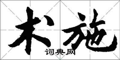 胡問遂術施行書怎么寫