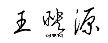 梁錦英王映源草書個性簽名怎么寫