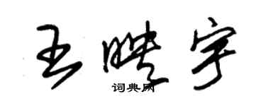 朱錫榮王映宇草書個性簽名怎么寫