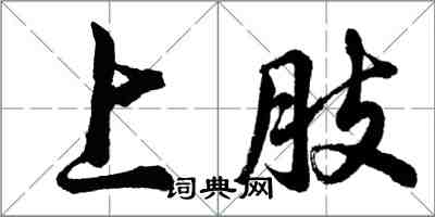 胡問遂上肢行書怎么寫