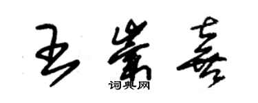 朱錫榮王崇喜草書個性簽名怎么寫