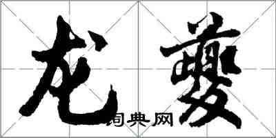 胡問遂龍夔行書怎么寫