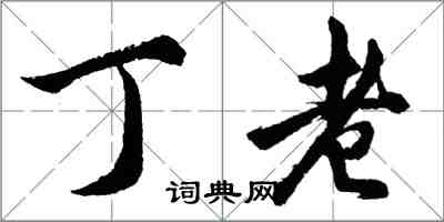 胡問遂丁老行書怎么寫