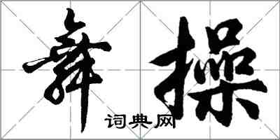 胡問遂舞操行書怎么寫