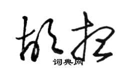 駱恆光胡想草書個性簽名怎么寫