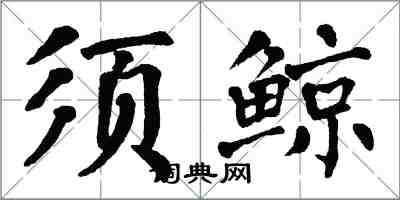 翁闓運鬚鯨楷書怎么寫