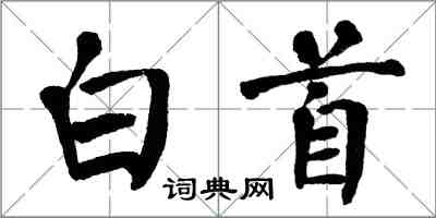 翁闓運白首楷書怎么寫