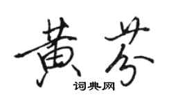 駱恆光黃芬行書個性簽名怎么寫