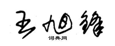 朱錫榮王旭鋒草書個性簽名怎么寫