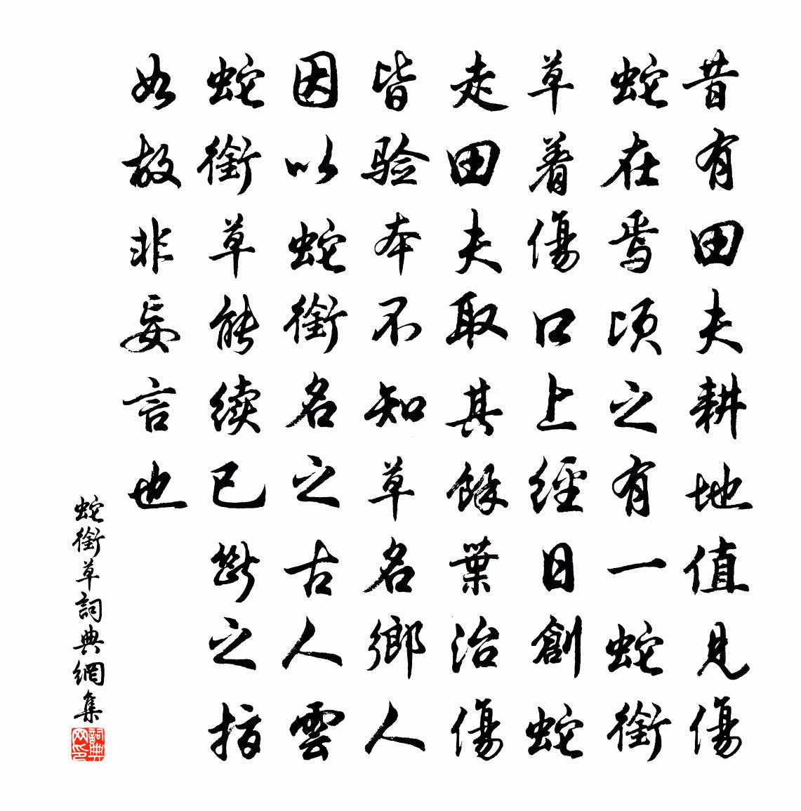 佚名蛇銜草書法作品欣賞