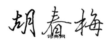 駱恆光胡春梅行書個性簽名怎么寫