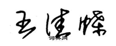 朱錫榮王佳蝶草書個性簽名怎么寫