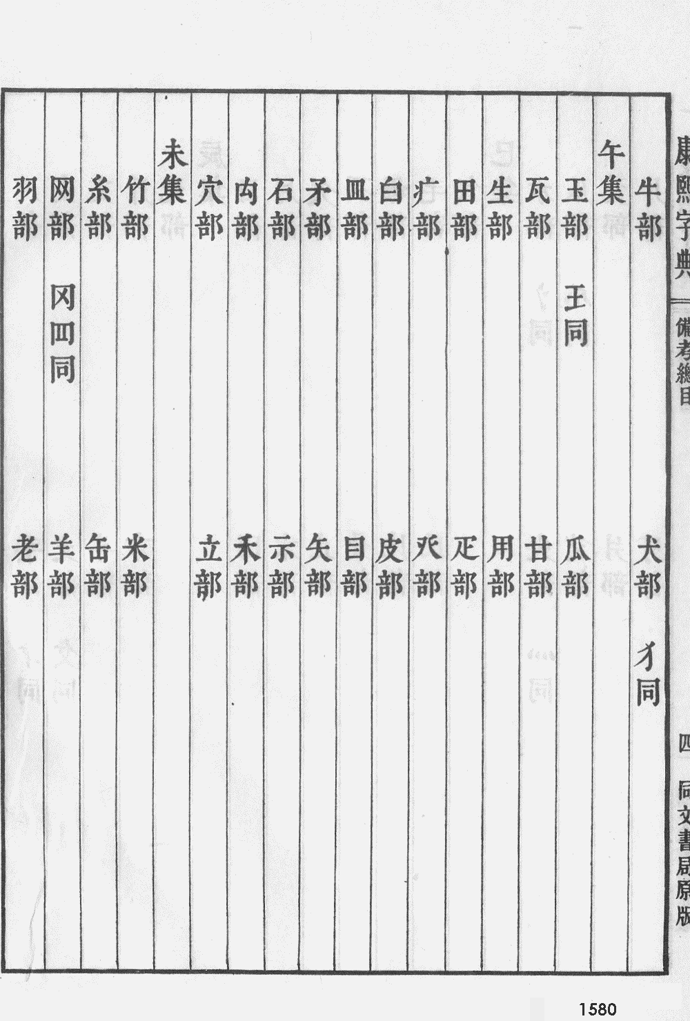 康熙字典掃描版第1580頁