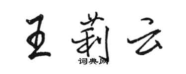 駱恆光王莉雲行書個性簽名怎么寫