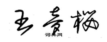 朱錫榮王夢櫻草書個性簽名怎么寫