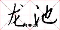龍池怎么寫好看