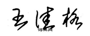 朱錫榮王佳格草書個性簽名怎么寫