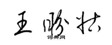 梁錦英王盼姑草書個性簽名怎么寫