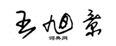 朱錫榮王旭景草書個性簽名怎么寫