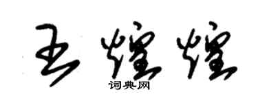 朱錫榮王煌煌草書個性簽名怎么寫