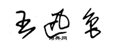 朱錫榮王迅魯草書個性簽名怎么寫