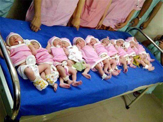 印度一母親在“光棍節”生下11胞胎 你敢相信嗎？