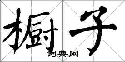 翁闓運櫥子楷書怎么寫