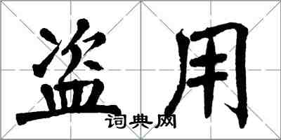 翁闓運盜用楷書怎么寫