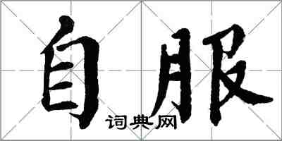 翁闓運自服楷書怎么寫