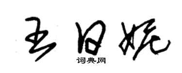 朱錫榮王日妮草書個性簽名怎么寫