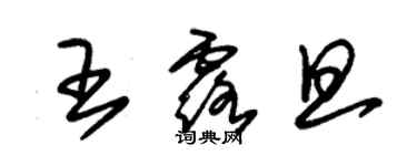 朱錫榮王露旦草書個性簽名怎么寫