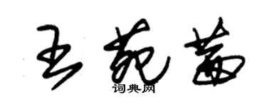 朱錫榮王苑茜草書個性簽名怎么寫