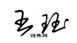 朱錫榮王珏草書個性簽名怎么寫