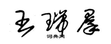 朱錫榮王瑞群草書個性簽名怎么寫