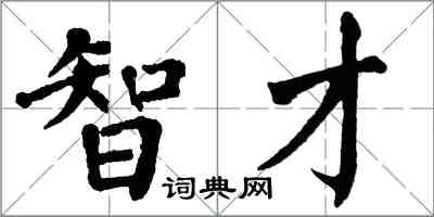 翁闓運智才楷書怎么寫